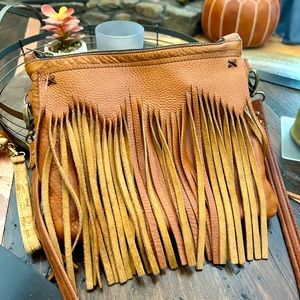 Stunning Crossbody Leather Purse/ Bag- Boutique Item